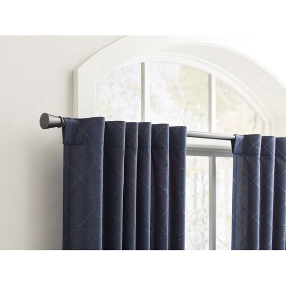 Origin 21 Navy Geometric Light Filtering Back Tab (4 Panels) 50 x 84" (3728167) - Picture 2 of 6